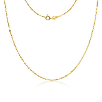 Dainty Chain Necklace in 14K Gold