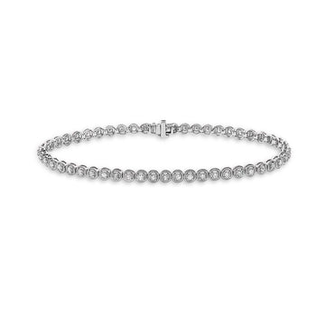 Diamond Tennis Bracelet (1.00 ct.) 1.75 mm 4-Prongs Setting in 14K Gold