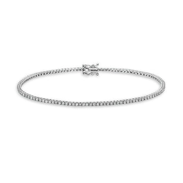 Diamond Tennis Bracelet (1.50 ct.) 1.7 mm 4-Prongs Setting in 14K Gold