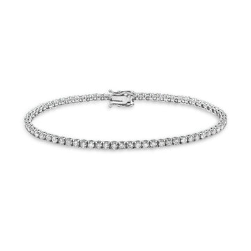 Diamond Tennis Bracelet (2.00 ct.) 1.8 mm 4-Prongs Setting in 14K Gold