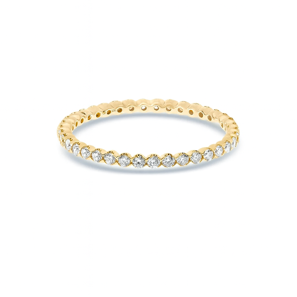 Diamond Ring Eternity Band (0.50 ct.) in 14K Gold