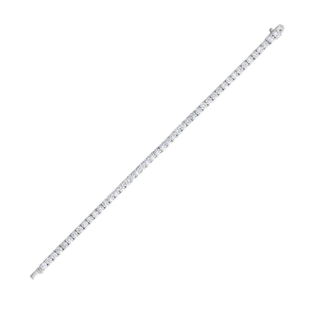 Lab Grown Diamond Tennis Bracelet (7.00 ct.) 3.60mm 4-Prongs Setting in 14K Gold