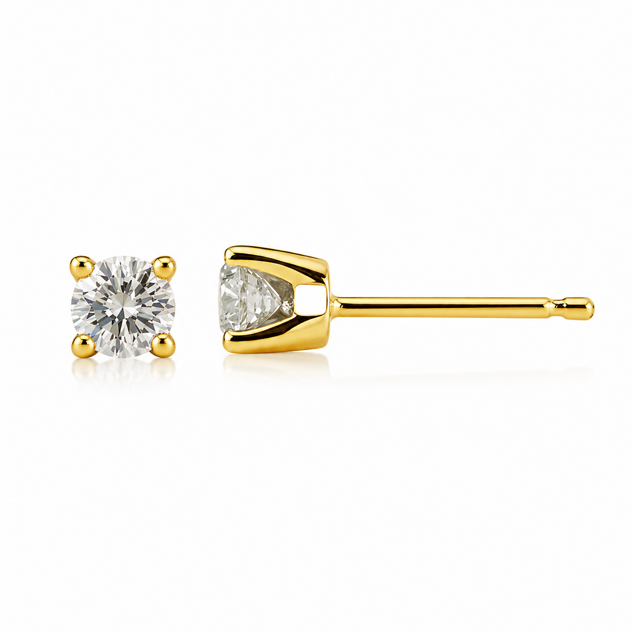 Lab Grown Diamond Stud Earrings (0.20 ct.) in 14K Gold