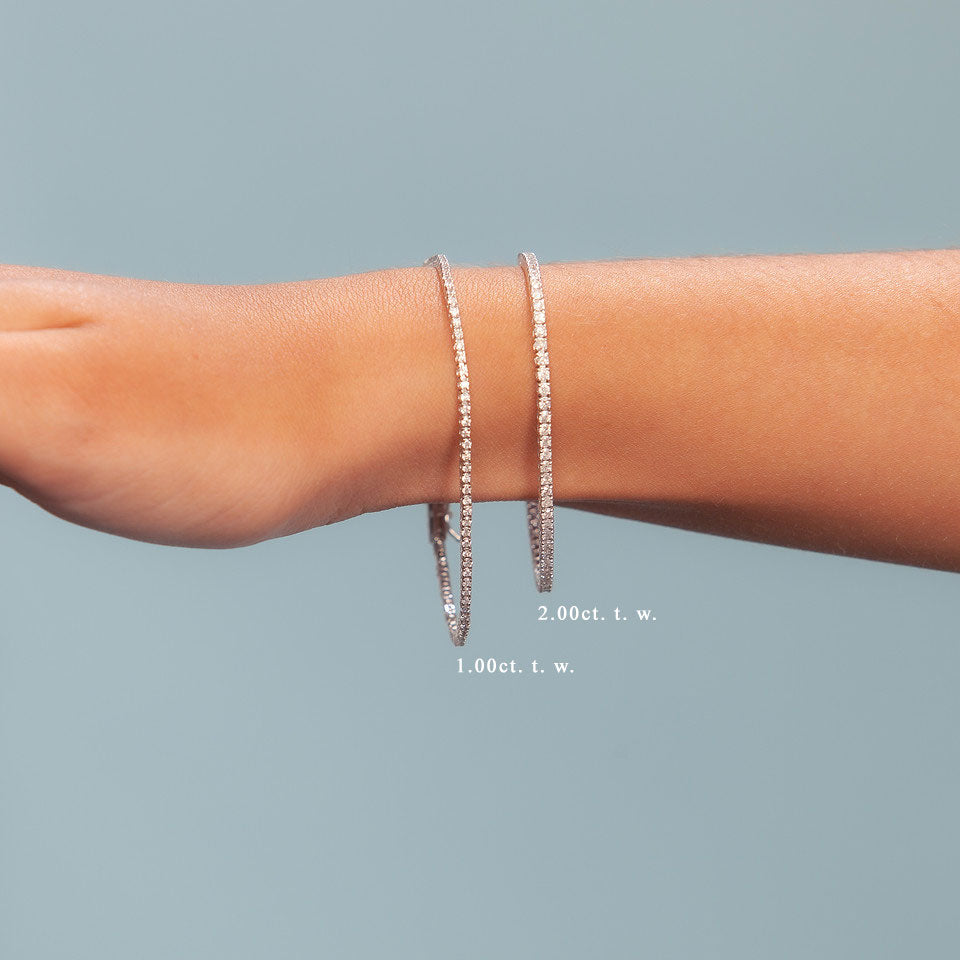 Diamond Tennis Bracelet (2.00 ct.) 1.8 mm 4-Prongs Setting in 14K Gold