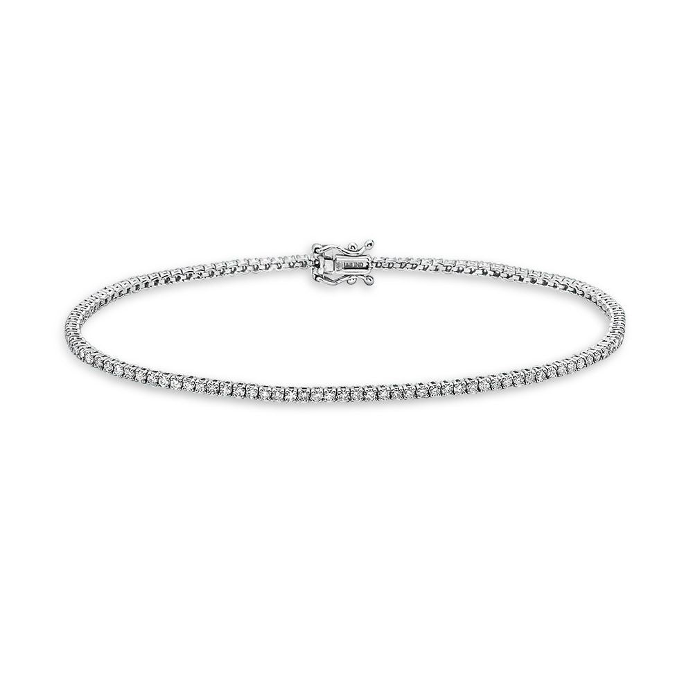Showroom Collection Diamond Tennis Bracelet (1.00 ct.) 1.5 mm 4-Prongs Setting in 14K Gold
