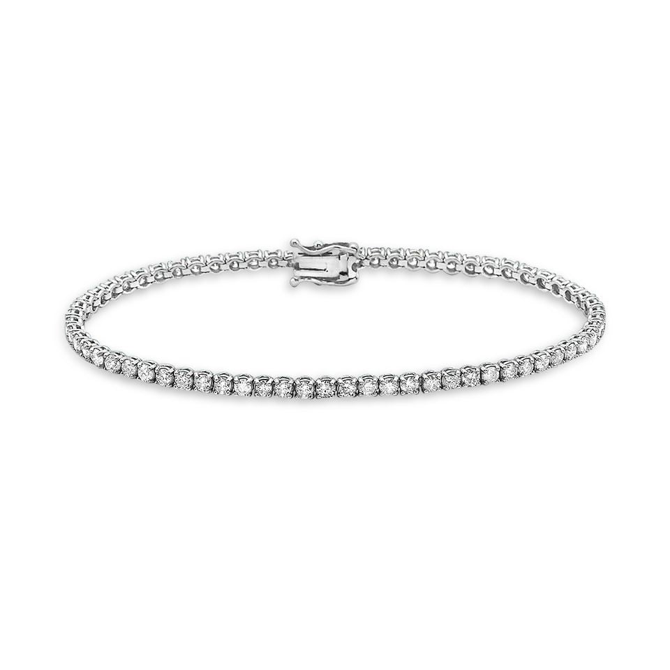 Showroom Collection Diamonds Tennis Bracelet (10.00 ct.) 4.00 mm 4-Prongs Setting in 14K Gold