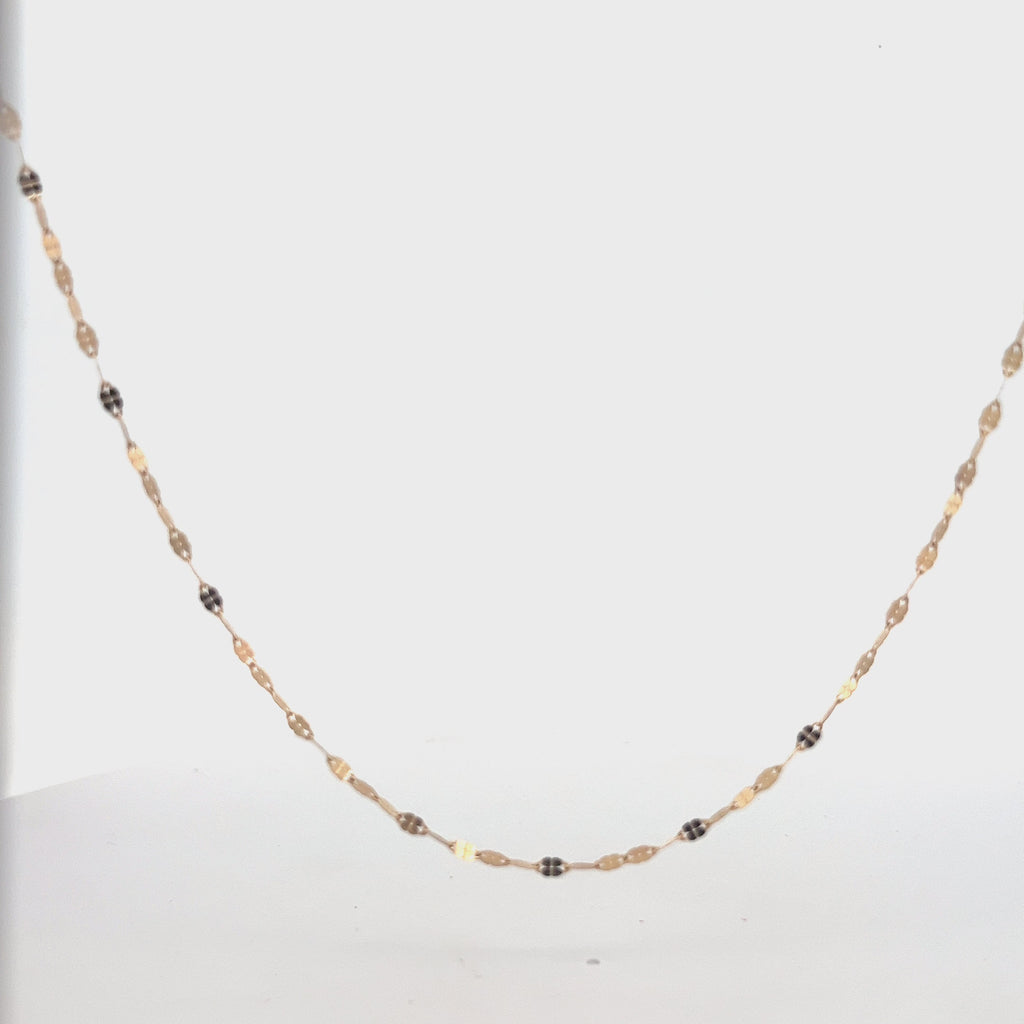 Dainty Chain Necklace in 14K Gold