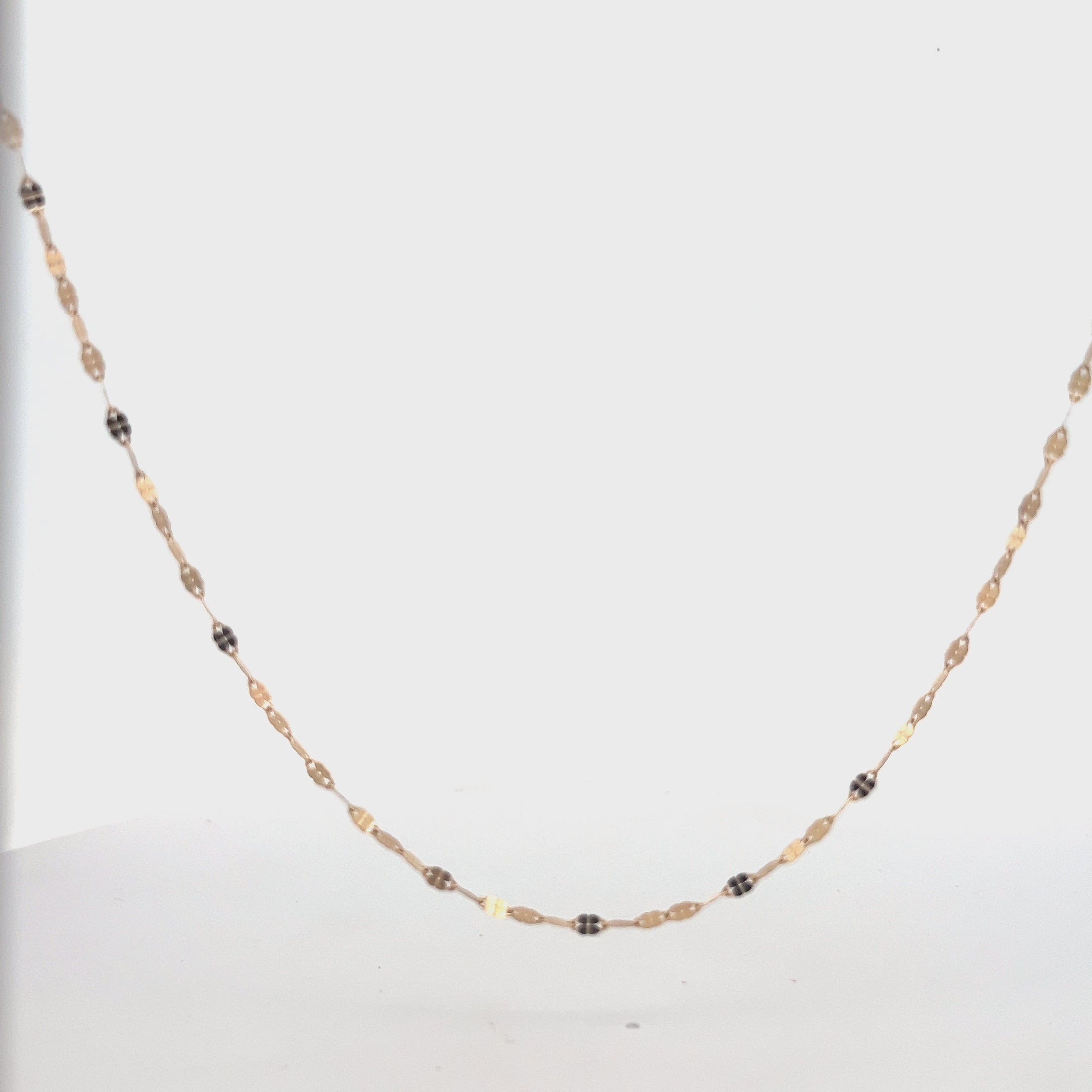 Dainty Chain Necklace in 14K Gold
