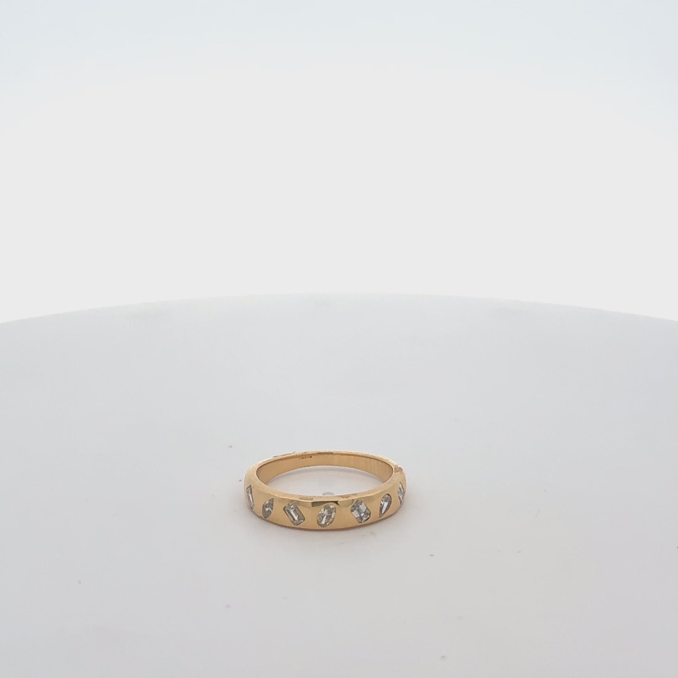 Mixed Shape Diamond Eternity Fashion Band (0.50 ct.) in 14K Gold