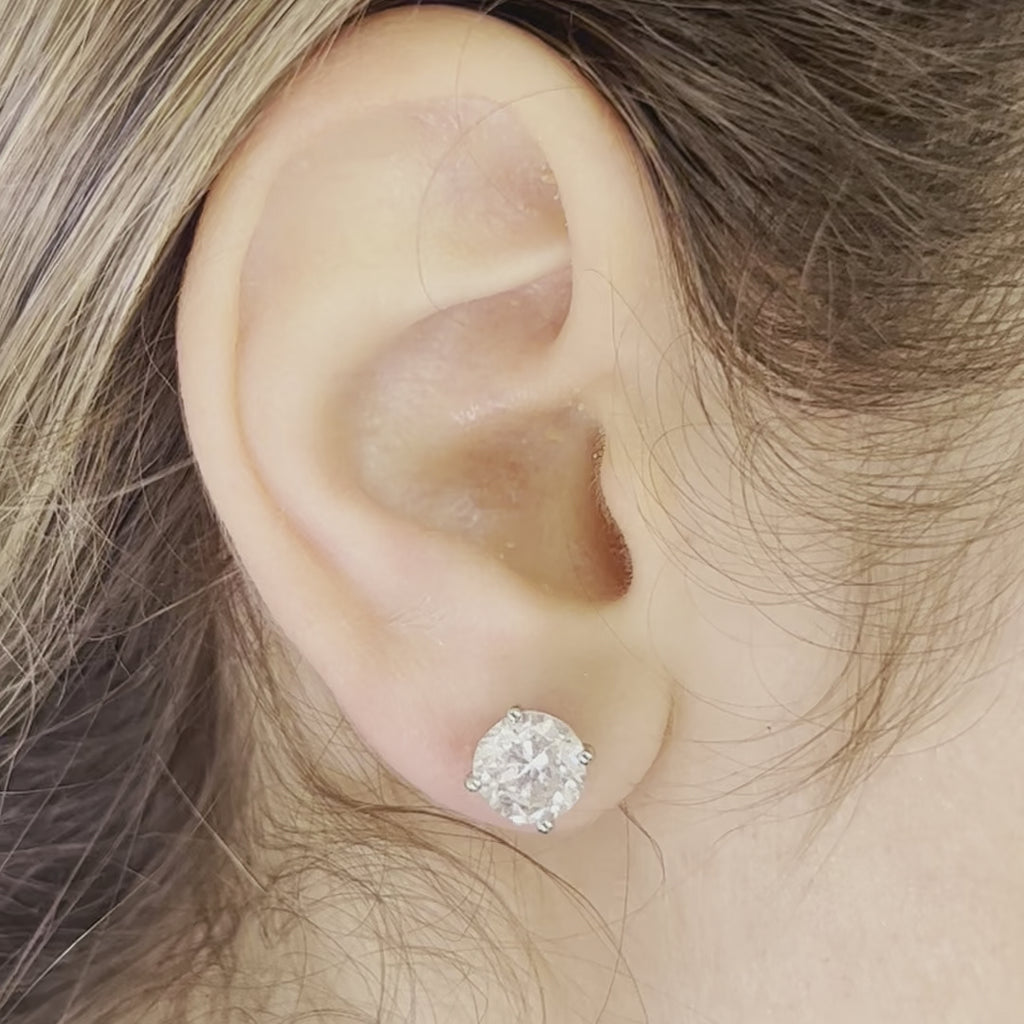 Diamond Stud Earring (4.00 ctw.) in 14K Gold