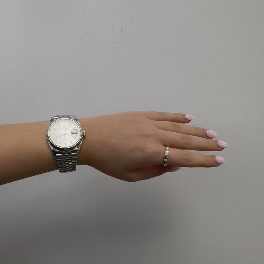 Round Shape Trio Diamond Fashion Band (0.25 ct.) in 14K Gold