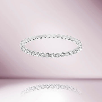 Diamond Ring Eternity Band (0.50 ct.) in 14K Gold
