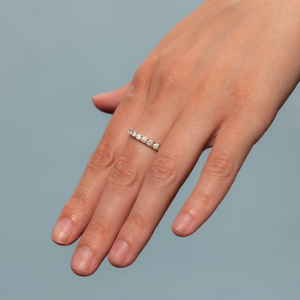 Diamond Eternity Band in 14K Gold, 3.00 mm wide