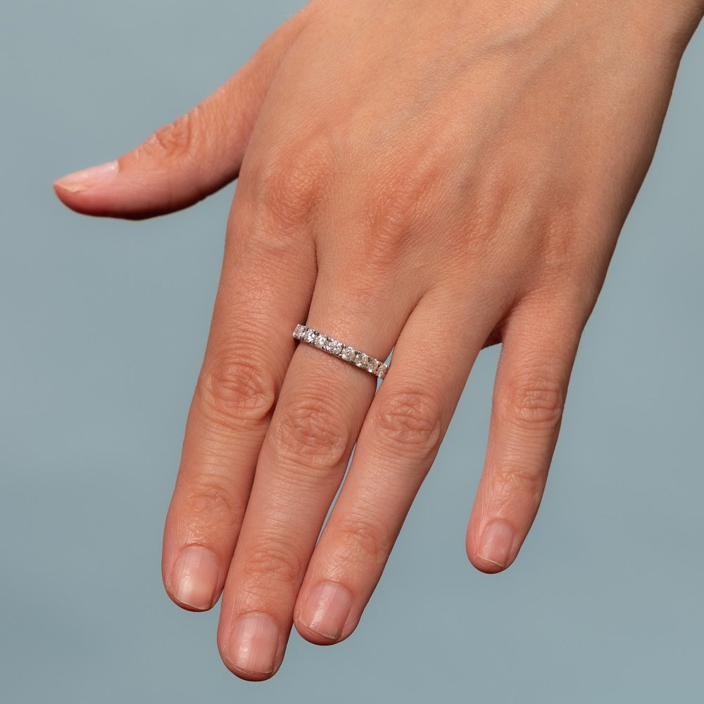 Diamond Eternity Band in 14K Gold, 3.00 mm wide