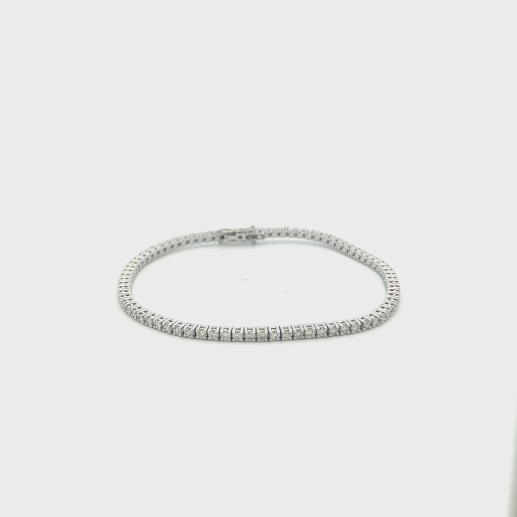 Ready to Ship Diamond Tennis Bracelet (2.00 ct.) 4-Prongs Setting - Made in Italy