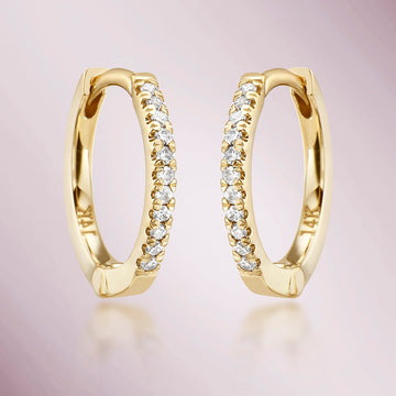 Diamond Huggies Earrings (0.12 ct.) in 14K Gold