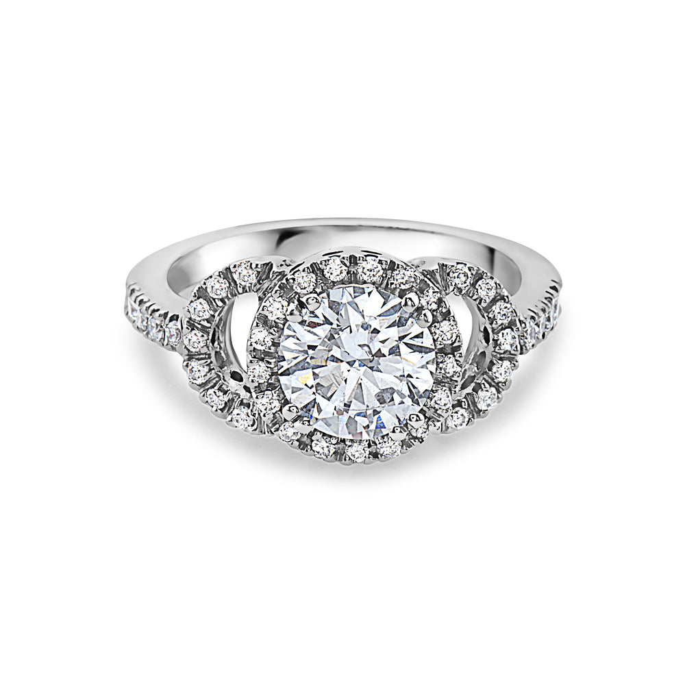 Ready to Ship Solitaire Diamond Ring (0.47 ct.) in 18K Gold – Capucelli