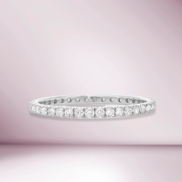 Diamond Eternity Band in 14K Gold, 2.20 mm wide