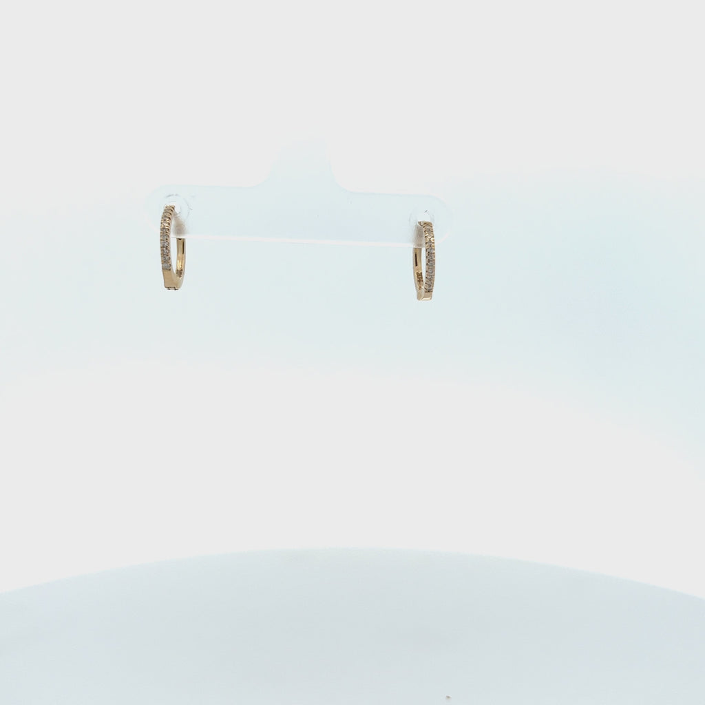 Diamond Huggies Earrings (0.12 ct.) in 14K Gold