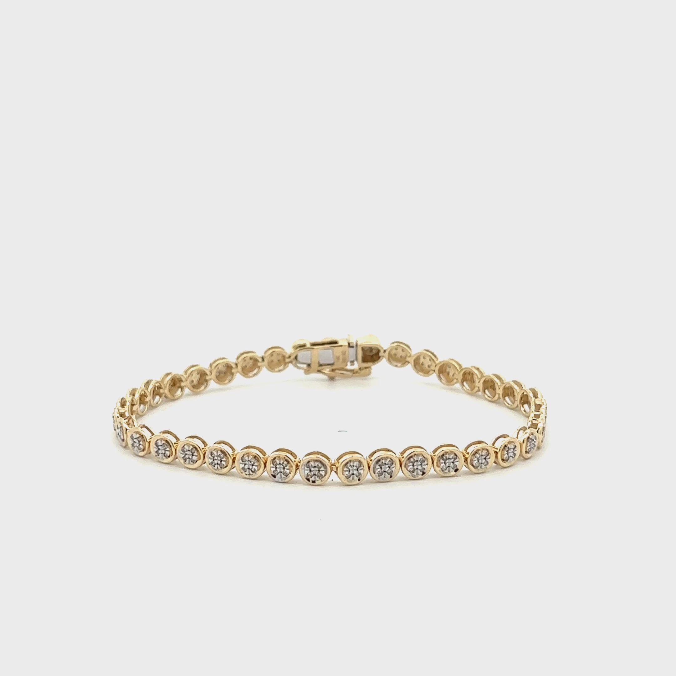 Diamond Micro-Pavé Tennis Bracelet (0.50 ct.) in 14K Gold