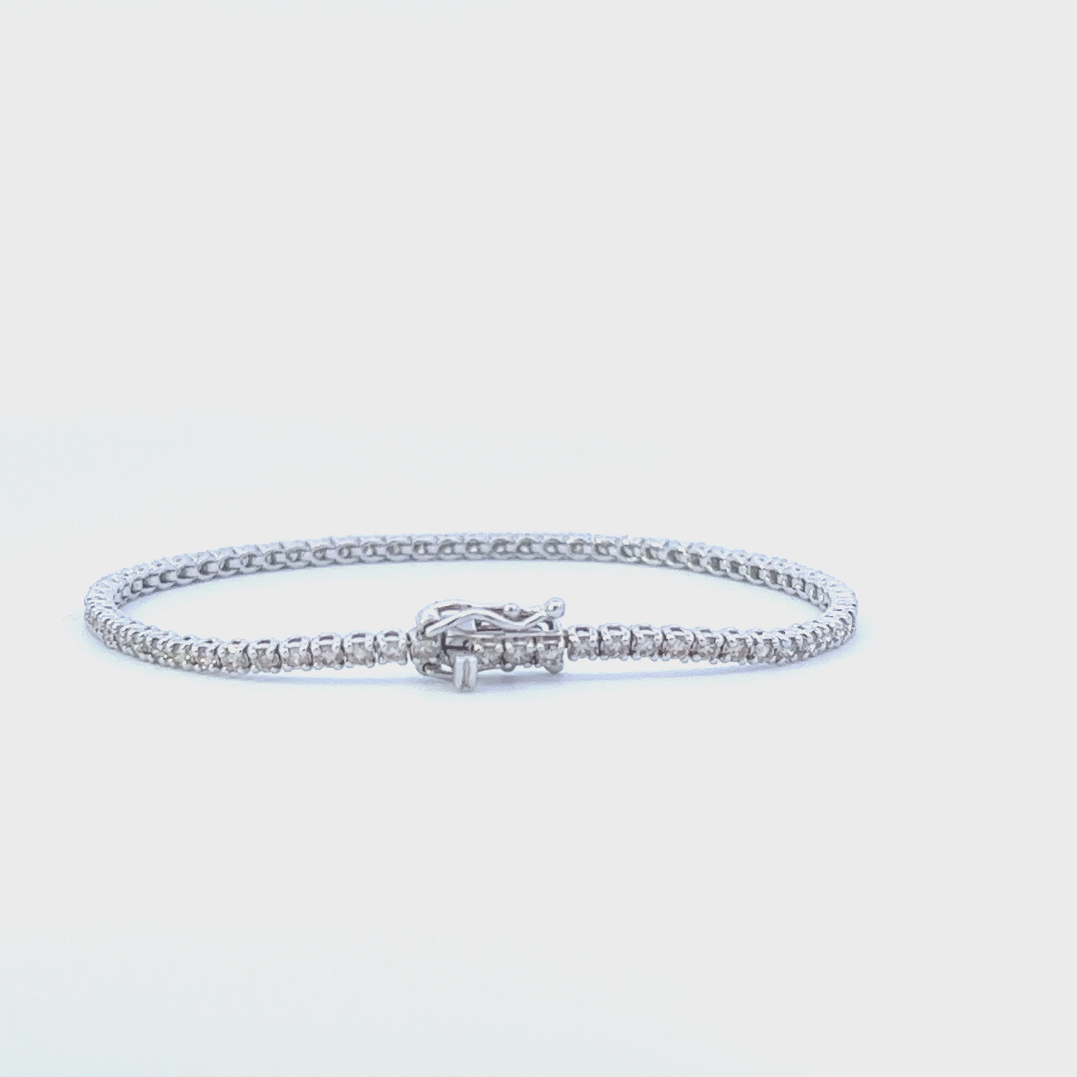 Diamond Tennis Bracelet (1.50 ct. t.w.) 1.7 mm 4-Prongs Setting in 14K Gold