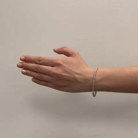 Diamond Tennis Bracelet (5.50 ct.) 3 mm 4-Prongs Setting in 14K Gold