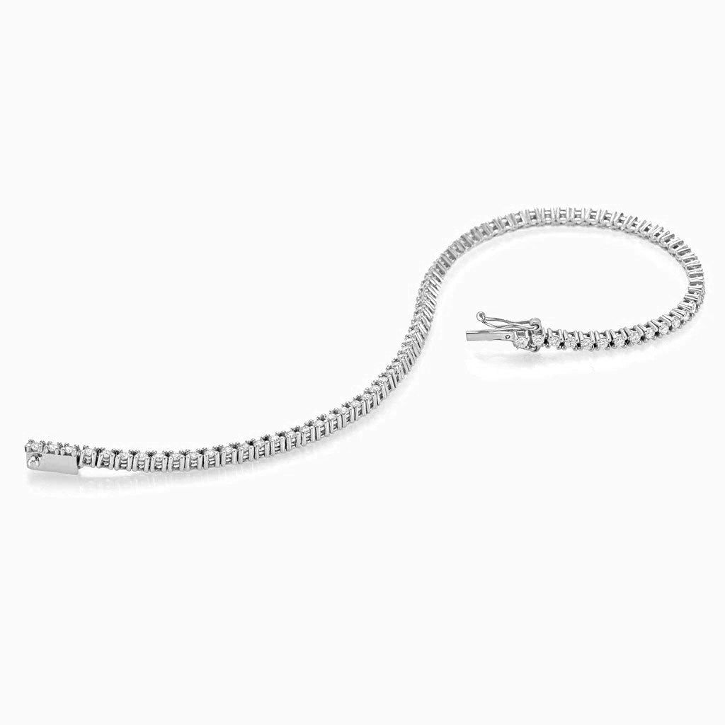 Diamond Tennis Bracelet (1.50 ct. t.w.) 1.7 mm 4-Prongs Setting in 14K Gold