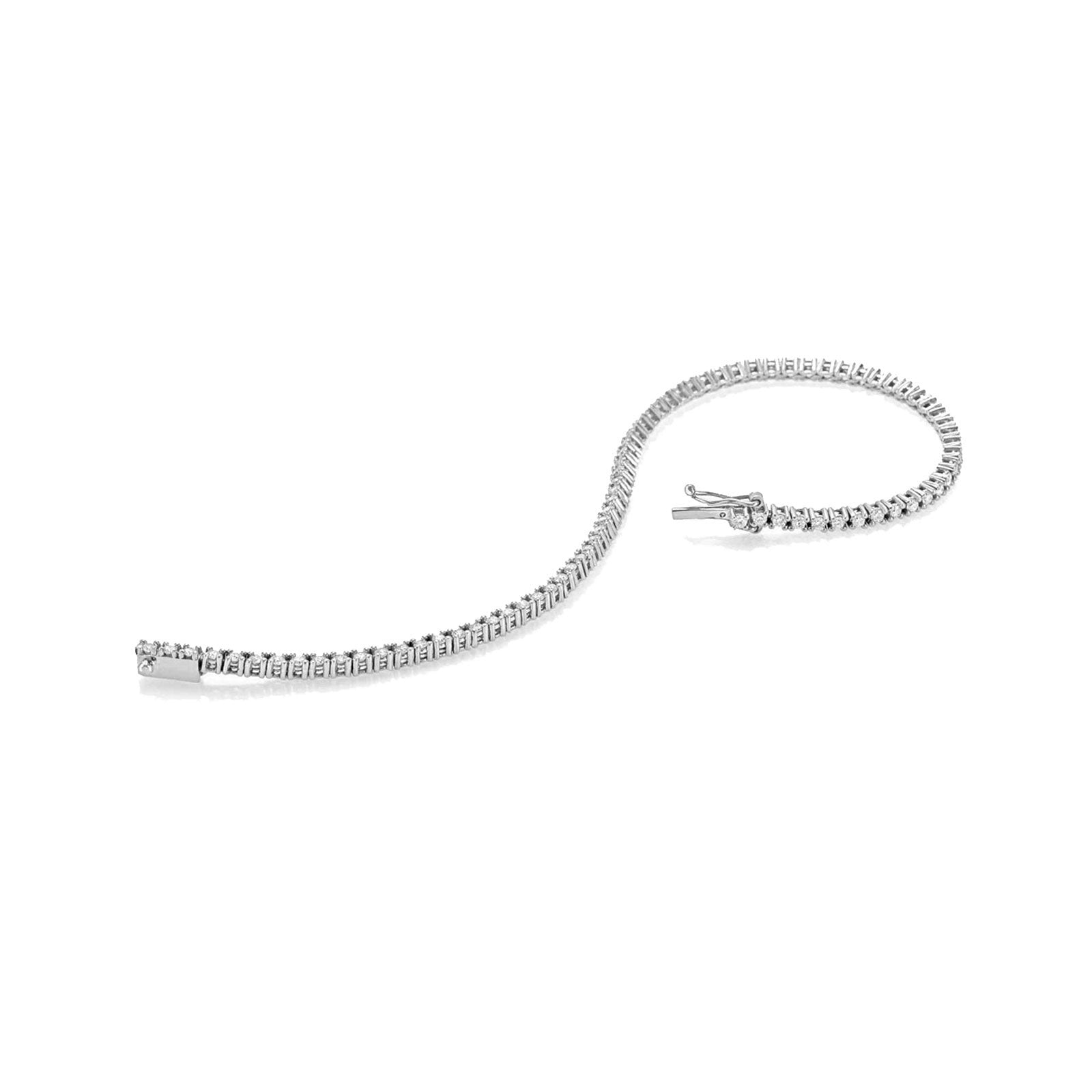 Diamond Tennis Bracelet (1.00 ct.) 1.7 mm 4-Prongs Setting